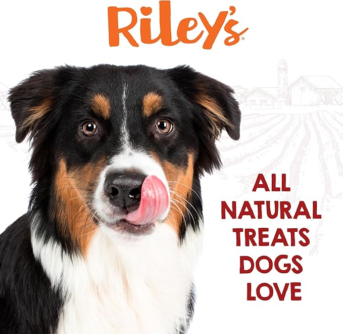 Riley's 6 Inch Beef Collagen Sticks for Dogs, Collagen Chews for Dogs, Bully Stick & Rawhide Alternative, Long Lasting, No Raw Hide Chews, Single Ingredient Dog Treat - 5 ct
