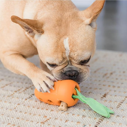 Petstages Carrot Stuffer Treat-Dispensing Interactive Dog Toy
