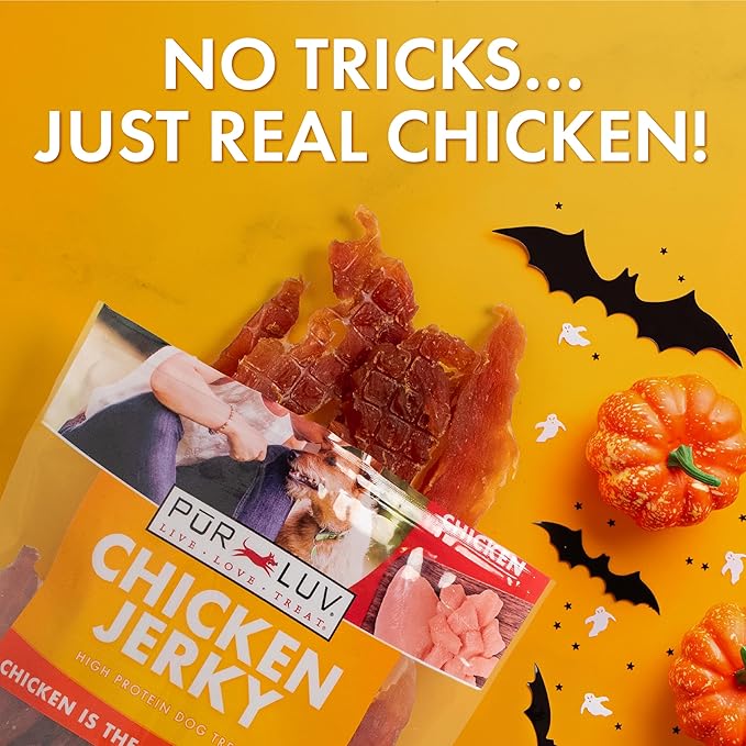 Chicken Jerky Dog Treats, Made with 100% Real Chicken Breast, 32 Ounces, Healthy, Easily Digestible, Long-Lasting, High Protein, Satisfies Dog's Urge to Chew