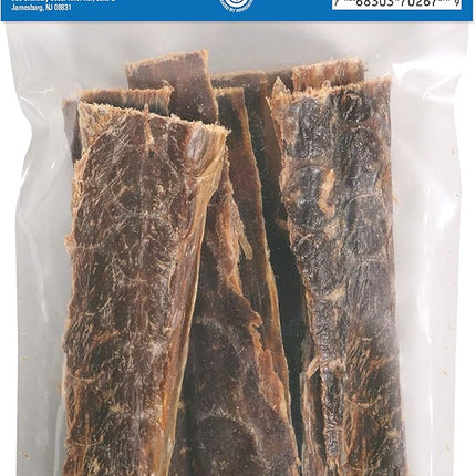 Cadet Slim Cut 100% Beef Strips Dog Treats - Long-Lasting, Healthy, & Natural Beef Esophagus Treats for Small & Large Dogs - Low Calorie & High Protein Dog Chews, Medium (2.8 oz.) (Pack of 4)