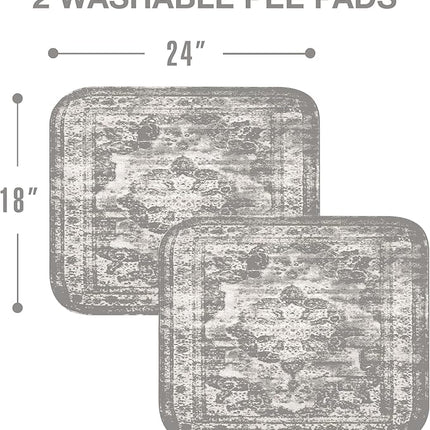 PUPIBOO Washable Pee Pads for Dogs and Cats - Super Absorbent Reusable Puppy Training Pads - 100% Waterproof, Leak-Proof & Non-Slip Whelping Pads for Pet Housebreaking