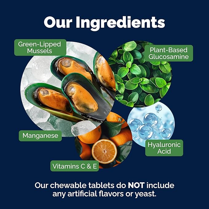 YuMOVE Hip & Joint Supplement for Dogs with Glucosamine, Hyaluronic Acid, Green Lipped Mussel & Omega 3 Joint Supplement - Regular and Advanced Strength (120ct, Chewable Tablets)