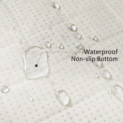 SPXTEX Dog Crate Pads Dog Pee Pads Rugs Washable Dog Pads, Non Slip Puppy Pee Pads for Small Dogs, Waterproof Pet Pad Rug, Dog Whelping Training Pads for Dogs, 2 Pieces, 40" Round
