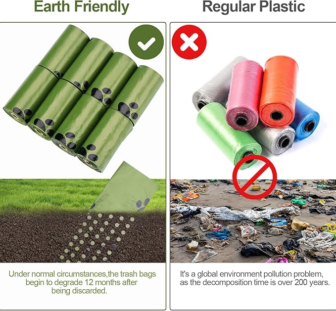 Ownpets Ultra Thick Lavender-Scented Dog Waste Bags, Leak-proof Large Pet Poop Bags for Dogs, 150 Count