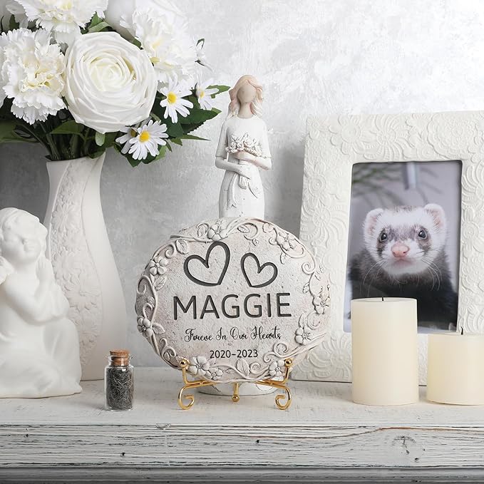 Personalized Ferret Memorial Stone, Pet Grave Marker Ferret, Ferret Headstone, Ferret Tombstone, Ferret Gravestone, Ferret Memorial Gifts