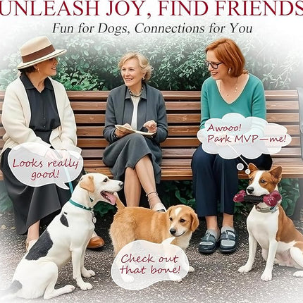 Apasiri Dog Toys for Aggressive Chewers with Bacon Flavor: 3-Pack Dog Bones for Large Dogs, 8" Chew Toys Long-Lasting, Tough Nylon & Rubber Dogs Toys