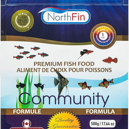 Northfin Fish Food Community Formula Slow Sinking Pellets (1mm 500g)