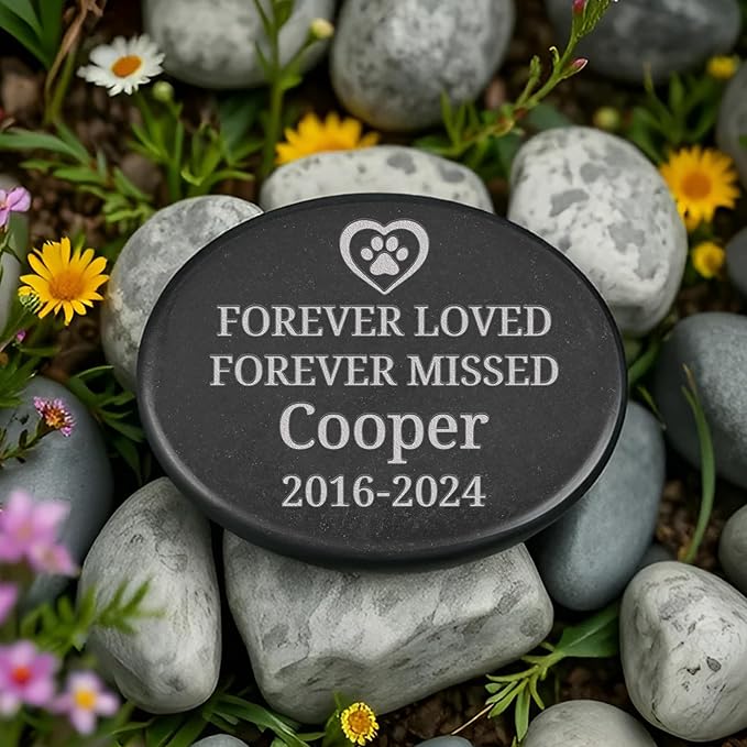Pet Memorial Stone for Dogs, Dog Memorial Stones, Pet Sympathy Gifts, Dog Memorial Gifts, Pet Loss Gifts, Loss of Pet, in Loving Memory of Pet