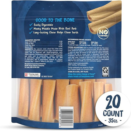 Purina Busy Made in USA Facilities Small Breed Dog Bones, Mini - 20 ct. Pouch (Pack of 2)