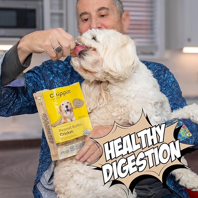 Peanut Butter Dog Treats, Healthy Puppy Treat, Pumpkin, Cricket, Gift for Pet Lovers, Natural Dog Snacks, Hypoallergenic, Gut-Healthy, Medium and Large Dogs, Sustainable Products