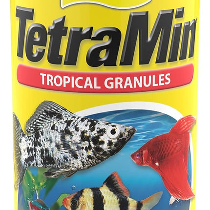 Tetra TetraMin Tropical Granules 3.52 Ounces, Nutritionally Balanced Fish Food