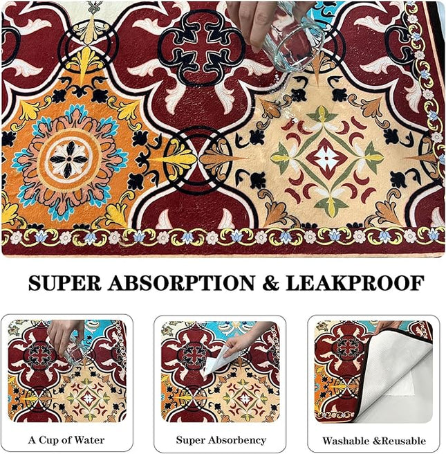 Qeils Christmas Washable Pee Pads for Dogs, 2 Pack Reusable Puppy Pads 36"x41" Super Absorbent Leakproof Dog Training Pads, Non-Slip Potty Pads for Crate, Floor, Couch, Whelping Pads Puppy Supplies