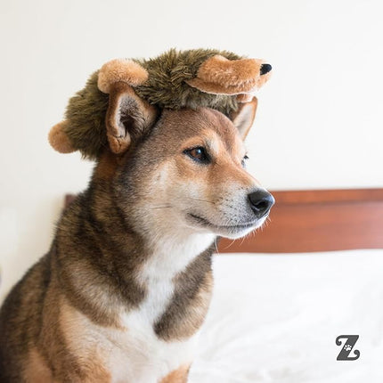 ZippyPaws Loopy - No Stuffing Dog Toys to Keep Them Busy, for Small, Medium, & Large Dogs, Squeaky Pet Toy for Boredom, Unstuffed Chew Toy, Soft Plush Puppy Products, Fox - 10"