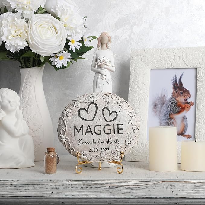 Personalized Squirrel Memorial Stone, Pet Grave Marker Squirrel, Squirrel Headstone, Squirrel Tombstone, Squirrel Gravestone, Squirrel Memorial Gifts