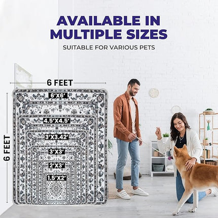 PUPIBOO Washable Pee Pads for Dogs and Cats - Super Absorbent Reusable Puppy Training Pads - 100% Waterproof, Leak-Proof & Non-Slip Whelping Pads for Pet Housebreaking