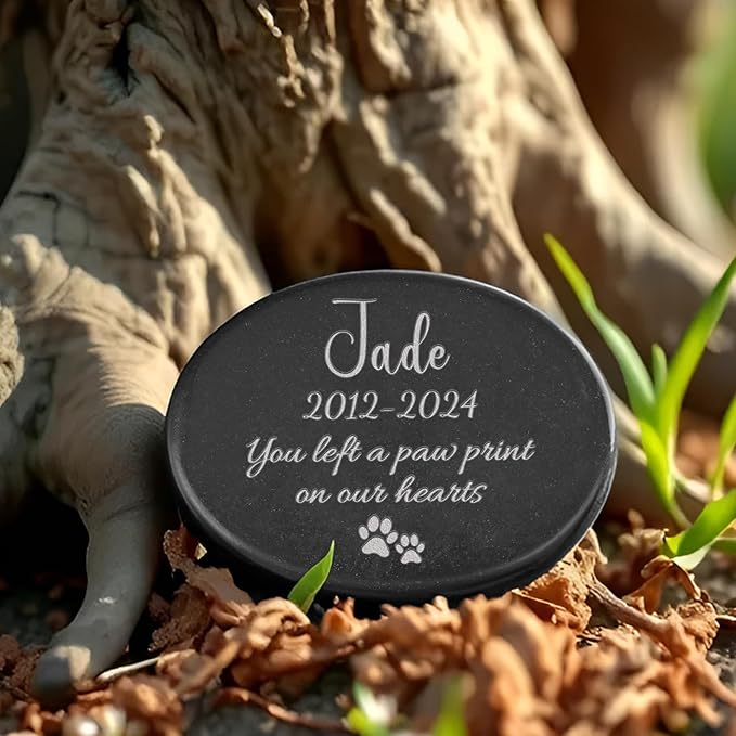 Personalized Pet Memorial Stone, Pet Memorial Gifts, Pet Loss Gifts, in Memory of Dog Cat, Dog Memorial Gifts for Loss of Dog, Loss of Cat Sympathy Gift, Pet Grave Markers