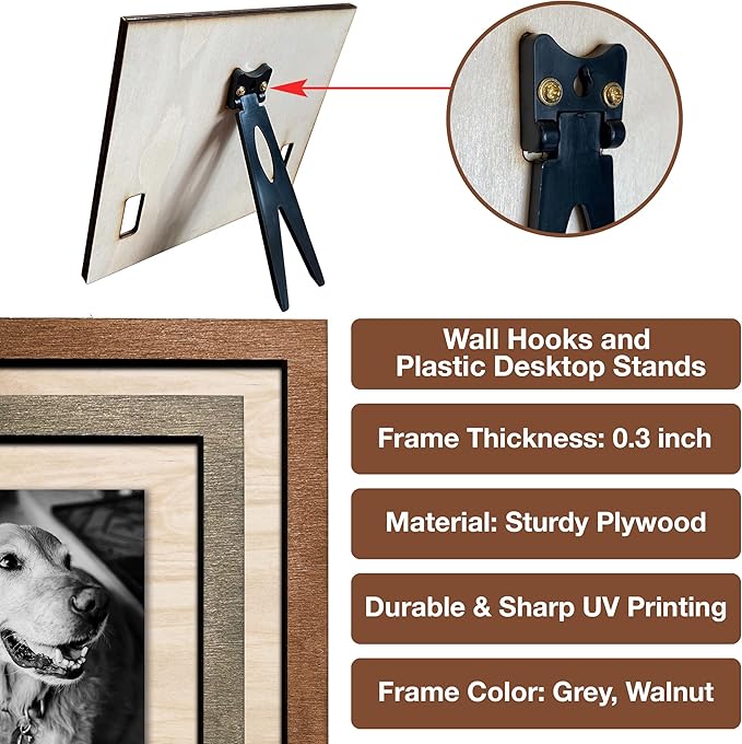 Dog Memorial Gifts Bereavement Gifts Cat Memorial Dog Loss Sympathy Gift Custom Cat Picture Collar Frames Keepsakes Death Remembrance Funerary Decor Wall Best Dog Ever