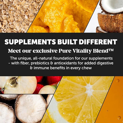 Grass Green Dog Chews - Urine Neutralizer for Lawn, Dog Pee Grass Helps Yard Stay Green Addressing Burn Spots with Probiotics & Enzymes (Duck)