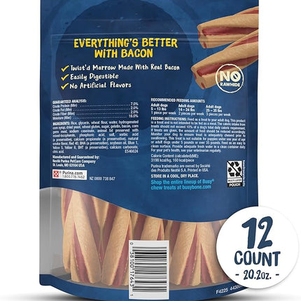 Purina Busy with Beggin’ Twist’d Mini Adult Dog Chew Bone Treats - 12 ct. Pouch