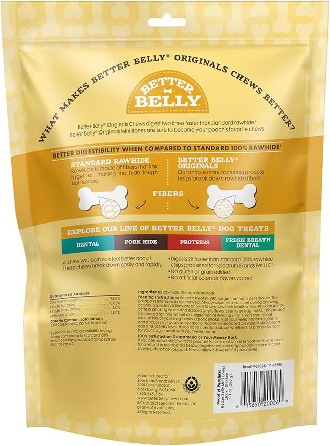 Better Belly Rolls, Great Digestible Rawhide