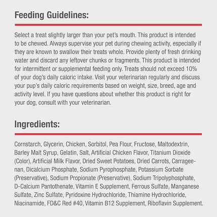 DreamBone Mini Sticks Wrapped With Real Chicken, Rawhide Free Dog Chew Sticks, 15 Count