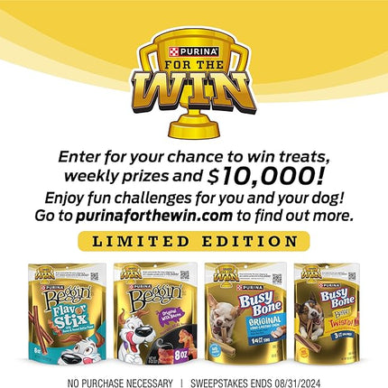 Purina Beggin' Strips Dog Treats, Original With Bacon Flavor - (Pack of 2) 26 oz. Pouches