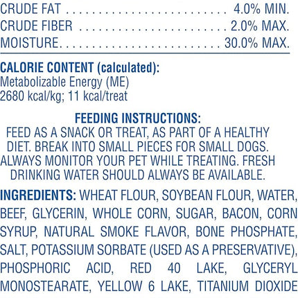 Canine Carry Outs Dog Treats, Bacon Flavor, 47 Ounce, Made with Real Bacon