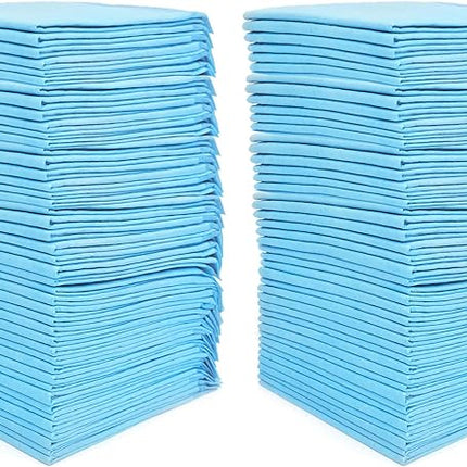 (100 Pads) CalPalmy Ultra Absorbency Pet Toilet Training Pads 18" x 13" Moisture Locking Technology Turns Liquid into Gel - Perfect for Rabbits and Guinea Pigs
