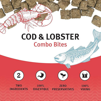 Icelandic+ Cod & Lobster Combo Bites Dog Treat 3.0-oz Bag