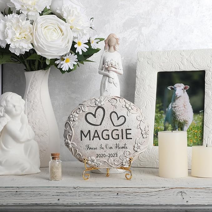 Personalized Sheep Memorial Stone, Pet Grave Marker Sheep, Sheep Headstone, Sheep Tombstone, Sheep Gravestone, Sheep Memorial Gifts