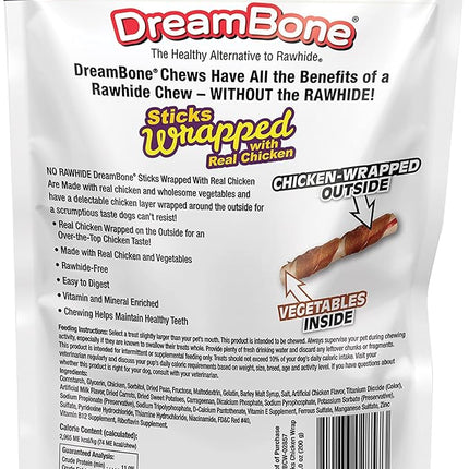 DreamBone Chicken-Wrapped Chews 8 Count, Rawhide-Free Chews for Dogs - large | 8-count