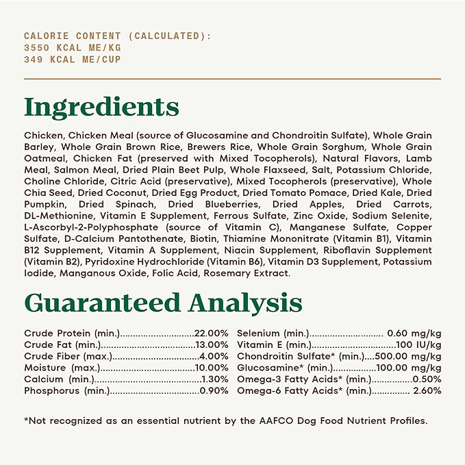 Nutro Ultra Adult Large Breed Dry Dog Food, Chicken, Lamb and Salmon Protein Trio, 30 lb. Bag