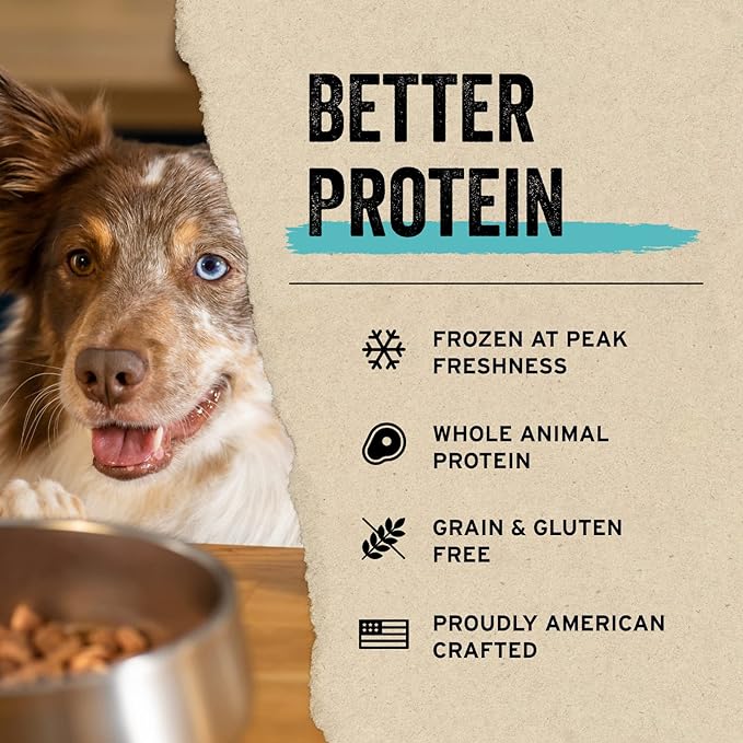 Vital Essentials Freeze Dried Raw Protein Mix-in Dog Food Topper, Turkey Mini Nibs Topper for Dogs, 6 oz