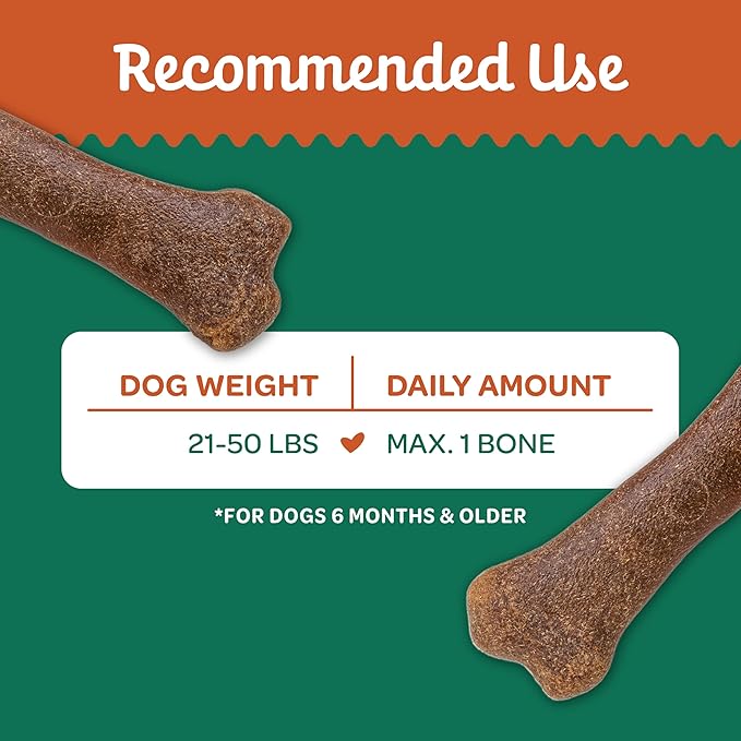 Wholesome Pride Natural & Healthy Sweet Potato Highly Digestible Dog Chews, USA Made, Medium - 2 Pack