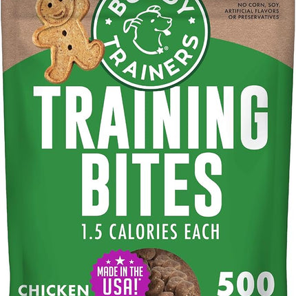 Buddy Biscuits Trainers 10 oz. Bag of Training Bites Soft & Chewy Dog Treats Made with Chicken Flavor