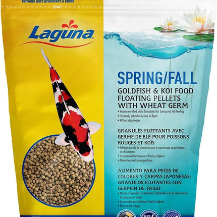 Laguna Spring & Fall Floating Food with Wheat Germ, 4.4 lb
