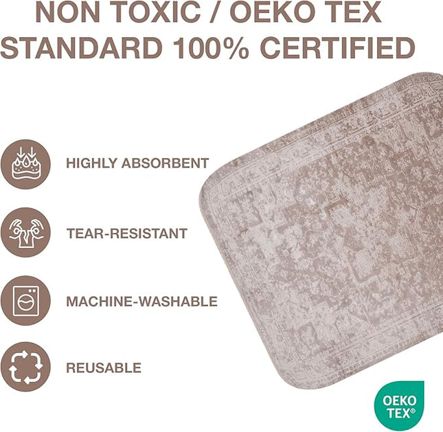 PUPIBOO Washable Pee Pads for Dogs and Cats - Super Absorbent Reusable Puppy Training Pads - 100% Waterproof, Leak-Proof & Non-Slip Whelping Pads for Pet Housebreaking