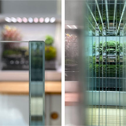 LANDEN 90L 10.8 Gal Rimless Low Iron Aquarium Long Fish Tank, Bookshelf Aquarium, W35.4×D7.87×H9.84 in(90x20x25cm) 6mm Thickness with Black Nano Foam Leveling mat Included