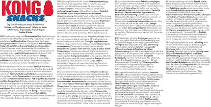 KONG - Snacks - All Natural Dog Treats - Liver Biscuits - Small (Best Used Classic Rubber Toys)