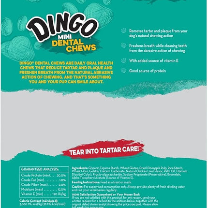 Dingo P-28006 576 Count Mini Dental-Treats, One Size