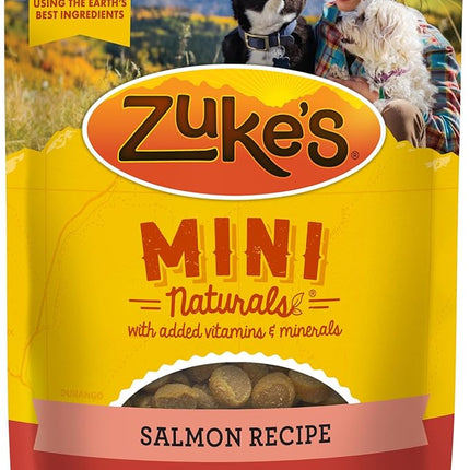 Zuke's Mini Naturals Dog Training Treats for Dogs, Real Salmon Flavor - 10 oz. Pouch