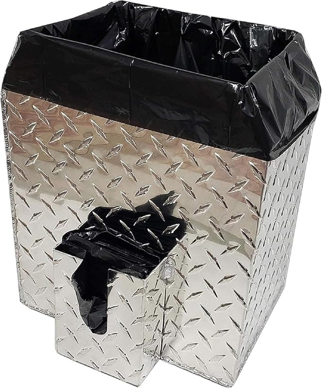 ActiveDogs Dog Poop Bucket Pet Waste Container - Heavy Duty Dog Poop Trash Can Outside Disposal Pail - A Rust-Resistant, Aluminium Metal, 5 Gallon Pail - Made in USA