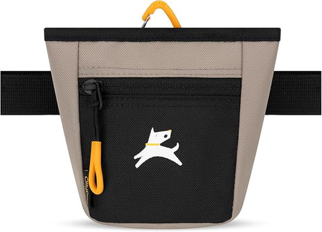 OllyDog Goodie Treat Bag, Dog Treat Pouch, Waist Belt Clip for Hands-Free Training, Magnetic Closure, Dog Training and Behavior Aids, Three Ways to Wear (Portabella)