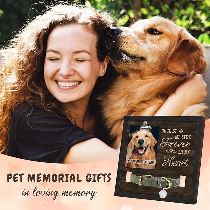 Dog Memorial Gifts for Loss of Pet, Pet Loss Sympathy Gifts, in Memory of Dog Passing Away, Forever in My Heart