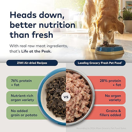 ZIWI Peak Air-Dried Dog Food – Chicken - All Natural, High Protein, Grain Free, Limited Ingredient w/ Superfoods (35.2oz)