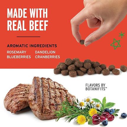 Pet Botanics 4 oz. Pouch Training Rewards Mini Soft & Chewy, Beef Flavor, with 200 Treats Per Bag, The Choice of Top Trainers