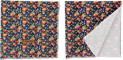 Lionheart glory Dog Bandana 1 Pack Washable Soft Cotton Floral Print Bibs Scarf, Adjustable Kerchief Square Dog Bandanas for Small Dogs