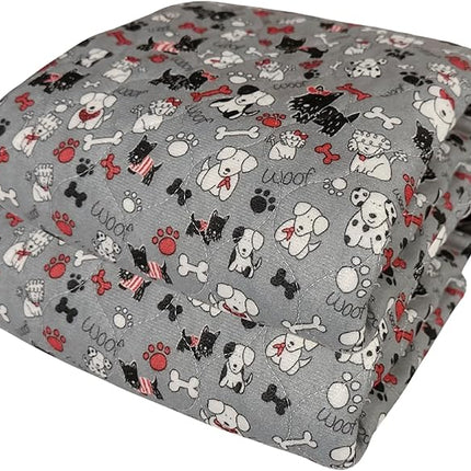 Caldwell's Pet Supply Co. 30x36 Potty Pads, Washable Pee Pads for Dogs, Reusable Pee Pad for Dogs, Puppy Potty Mat, Whelping Rug, Reusable Puppy Mat, Waterproof Rug for Dog, Medium (Set of 2)