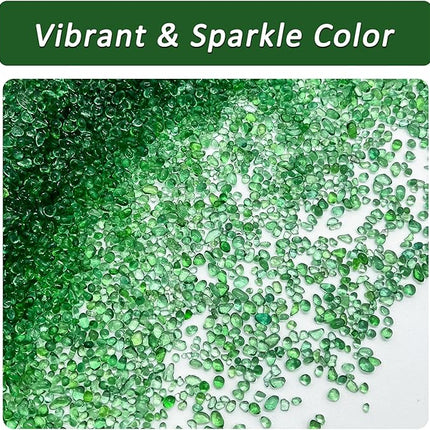 BXI 2.2 Lbs Small Aquarium Substrate Gravel Sand, Polished Smooth Fish Tank Gravel, Colorfast Uncoated Vibrant Blue Sea Glass, Decorative Stones for Vase Fillers, Fairy Garden, Potted Plants