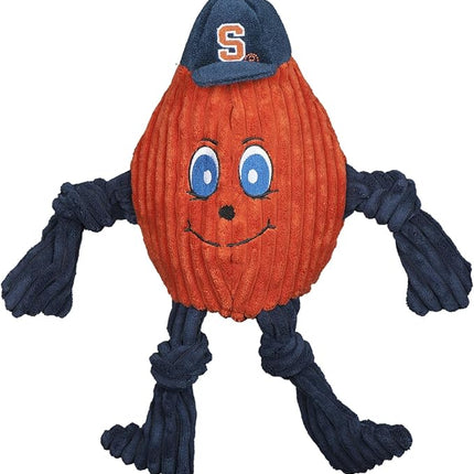 HuggleHounds Knottie Plush Dog Toy - Stuffed Animal Toy, Puppy Toys, Squeaky Dog Toy for Small, Medium & Large Dogs, Durable Plush to Keep Them Busy, Officially Licensed - Otto The Orange, Large